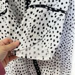 Habitat  clothes to live in white button down with black dots relaxed fit tunic S Photo 5