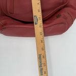 The Sak Red Leather Shoulder Handbag Purse Boho Hippie Photo 11