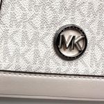 Michael Michael Kors Luisa Leather Chic Satchel Designer Bag MRSP 258.00 NWT White Photo 2