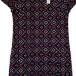 Loft Ann Taylor  Size 4 Textured Quilted Jacquard Medallion Shift Dress NWT Photo 1