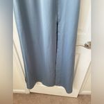 BHLDN Anthropologie Piper v neck maxi dress with slit in size 8 blue Photo 4