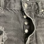 Free People We The Free Maggie Jean Shorts Montero Black Destroyed Wash Size 27 Photo 6