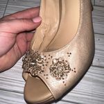 Alex Marie  Sparkle Nude Metallic High Heels Women’s Pumps Photo 7