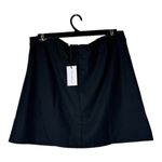 We Wore What Shirt Women 18 Black Wool Blend Strapless A Line Top NWT Gothic Photo 3