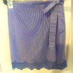 Rebellion Women’s wrap skirt, striped and embroidered on the bottom Photo 0