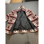 Forever 21 Wool Navajo Aztec Tribal Print Moto Jacket W's Large Southwest Print  Photo 8