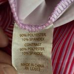 NEW Tehama Pink Stripe Athletic Dress Activewear Preppy Athleisure Tennis Medium Photo 8