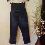 SONG Maternity Denim Capris Small Blue Photo 3