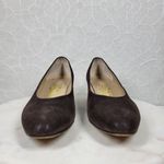 Salvatore Ferragamo  Pumps Womens 9.5 AA Brown Calf Leather Block Kitten Heel Photo 8