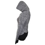 Lululemon Daily Practice Jacket Women’s Size 4 Space Dye Camo Black Hooded Photo 5