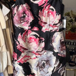 David Meister Black Multi Floral Sheath Dress Womens Size 12 New NWT $550 Photo 0
