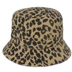 DAVID AND YOUNG Leopard Bucket Hat, One Size Active Wear, Rain & Sun hat Tan Photo 1