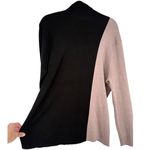 Chico's  ECOVERO‎ Neutral Colorblock Turtleneck Sweater Black Tan Size XXL Photo 8