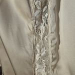 ZARA Satin With Lace Side Panel M IVORY Photo 8