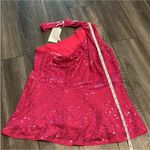 Grace Karin Grace Karen Hot Pink Sequenced Halter Top Size XL (NWOT) Photo 4