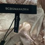 BCBGMAXAZRIA Snake-Embossed Wrap Maxi Dress Photo 7