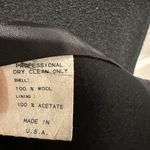 Womens Vtg Stephanie Mathews Wool Coat Velvet Trim /Big Buttons Coat Size 2x Black Photo 5