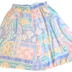 Vintage Alfred Dunner Midi Skirt Pleated Pastel with Pockets Women’s Size 16 Pink Photo 0