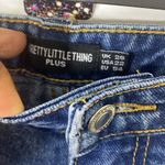 Pretty Little Thing 31. PLT Plus Blue Distressed Jeans Photo 3