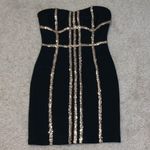 Black Sparkly Tight Dress Size M Photo 0