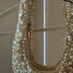 ZARA NWT White Cream Color Beaded Pearled Shoulder Bag Photo 6