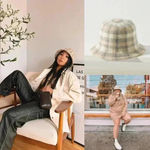 Anthropologie San Diego Hat Company Plaid Bucket Hat NWOT Photo 1