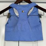 Love Fitness Urban Seamless Racerback Lightweight Sports Bra S Blue NWOT Photo 3
