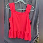 Loft Peplum Hot Pink Tank Top - Size Small Photo 2