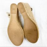 G.H. Bass Edie Sling Back Espadrille Wedges Tan Cream 8.5 Photo 6