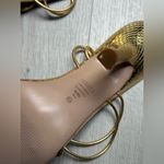 Schutz  Women’s Thea Heels Metallic Gold Shoes Size 9.5 Photo 14