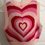 heart sweater vest Pink Photo 2