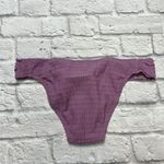 Jessica Simpson  Shirred Smocked Bikini Bottom Size M Rose Dust Purple NEW Photo 3