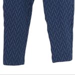 Betabrand  - Dress Pant Yoga Pants Blue Chevron -SP Photo 3