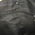 crocodile scale like print shoulder tote purse black medium large size Photo 5