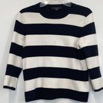 Ann Taylor Black and White Stripe Sweater - Size S Photo 0
