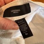 EXPRESS  White Mid-Rise Legging Jeans Size 8R Skinny Stretch Denim Photo 2