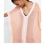 ZARA  Pink Knitwear Oversized Tunic Coverup Sweater Photo 5