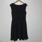 Gal Meets Glam NWT  Maya Cowl Neck Fit & Flare Little Black Cocktail Dress‎ Sz 6 Photo 5