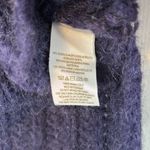 Free People  Maribel Chunky Cable Knit Mohair Blend Sweater Small Photo 5