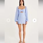 RUMER Camille Mini Dress Cutout Blue Size XS Revolve‎ Photo 10