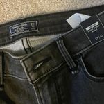 Abercrombie & Fitch Mid Rise Super Skinny Ankle Star Print Jeans Photo 1