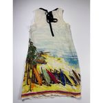 Juicy Couture Juicy‎ Couture Beach Print Dress Sleeveless Casual Sundress Black Trim S Photo 7