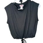 Madrag black sleeveless banded waist shirt size medium Photo 0