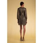 Trina Turk 💕💕 Cherry Blossom Dress Metallic Mini Photo 5