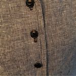 Flax L 100% Linen Black White Button Jacket Shirt Capsule Lagenlook Minimalist Photo 2