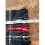 Charter Club Pure Wool Plaid Tartan Scarf Fringe Made in Scotland Photo 3