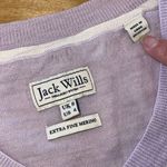Jack Wills Womens Extra Fine Merino Wool V-neck Pullover Sweater Purple Size 4 Photo 4