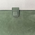 SNAKEHIVE Green Suede Leather Wallet 12 Pro Max Apple iPhone Case ID Card Holder Photo 4