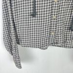 American Eagle NWT  Cropped Hooded Flannel Shirt Plaid Size Medium M NEW Photo 3