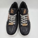 Juicy Couture  Shoes Women Size 9 Danika Platform Athletic Sneakers Black Gold Photo 4